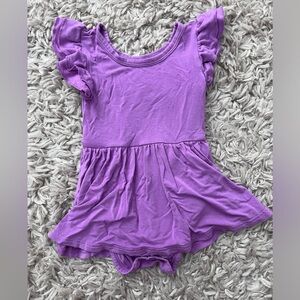 Purple Little Sleepies Twirl Dress